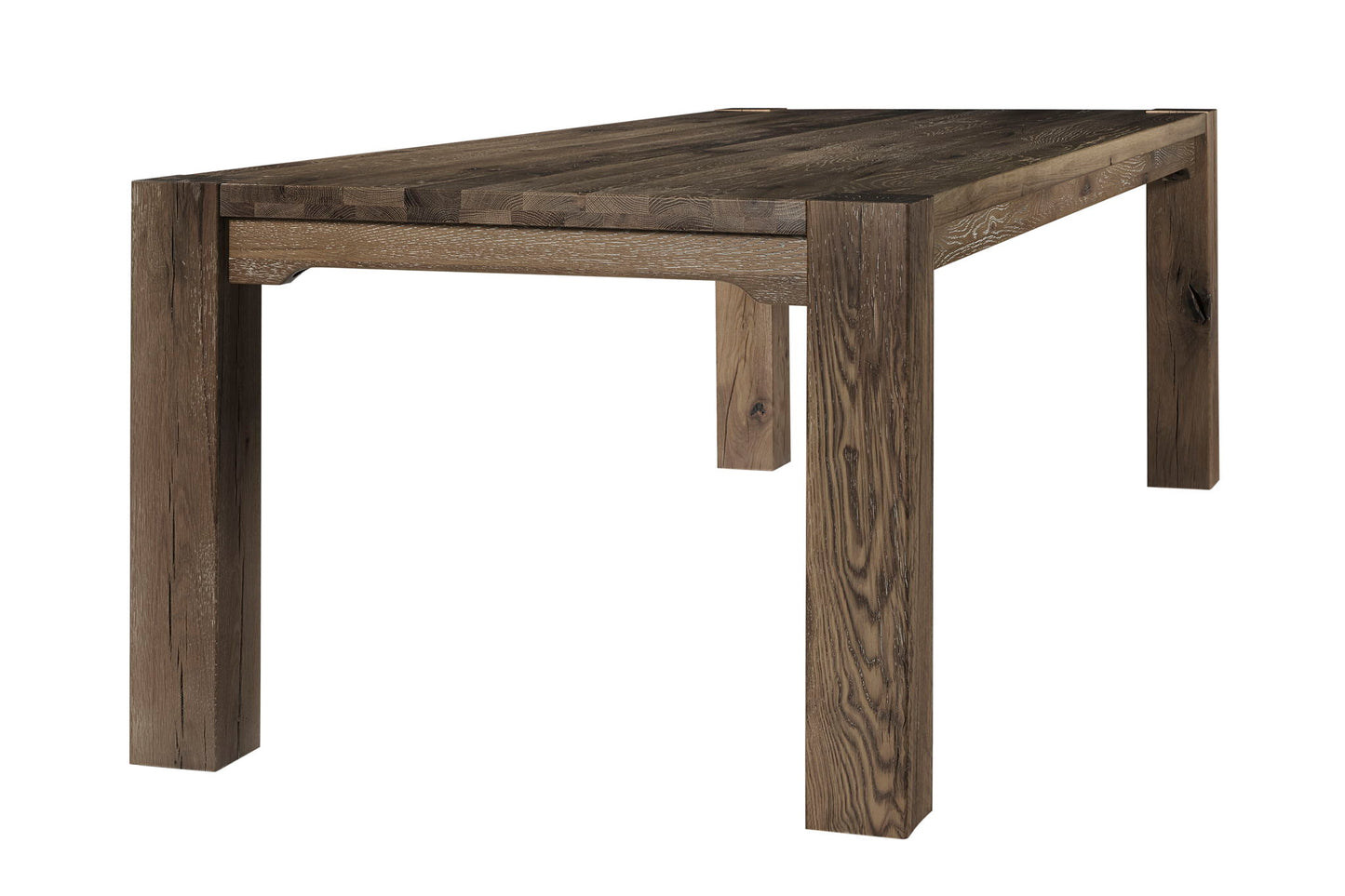 Dovetail - 100" Gathering Table - Aged Gray