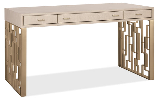Home Office - Writing Desk - Polished Limestone