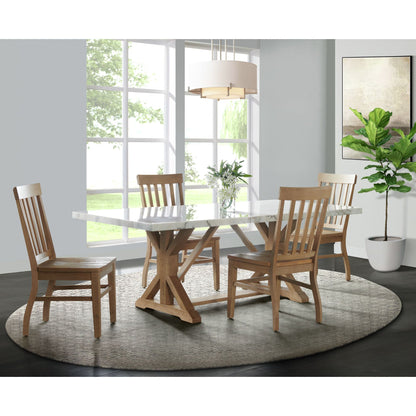 Lakeview - 5 Piece Rectangular Dining Set (Table & Four Chairs) - White