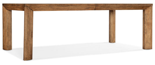 Big Sky - Leg Table With 1-24" Leaf - Light Brown