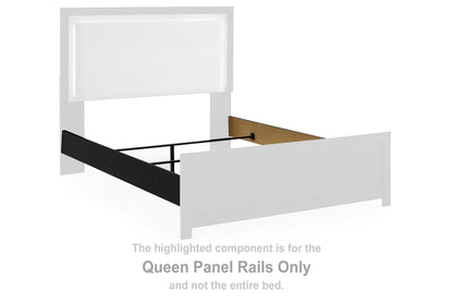 Maeling - Queen Panel Rails - Black
