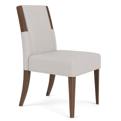 Delia - Upholstered Side Chair (Set of 2) - Nouveau Walnut / Beige