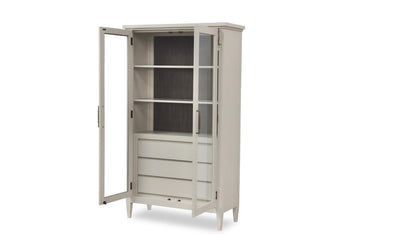 Reflections - Display Cabinet - Cashmere / Dark Roast