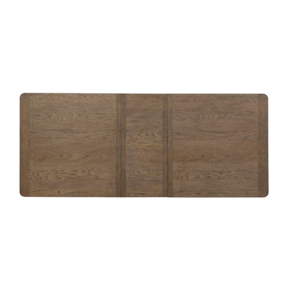 Farmhouse Reimagined - Trestle Table - Antique White / Chestnut Tops