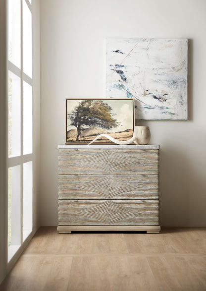 Amani - Three-Drawer Accent Chest - Gray