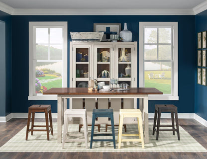 Lake House - Counter Height Backless Stool (Set of 2)