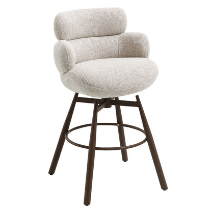 Jena - Fabric Counter Height Chair With Swivel