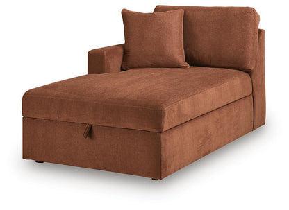 Modmax - LAF Corner Chaise With Storage - Spice