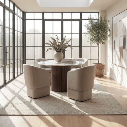 Accent Dining - Accent Storage Dining Chair With Casters