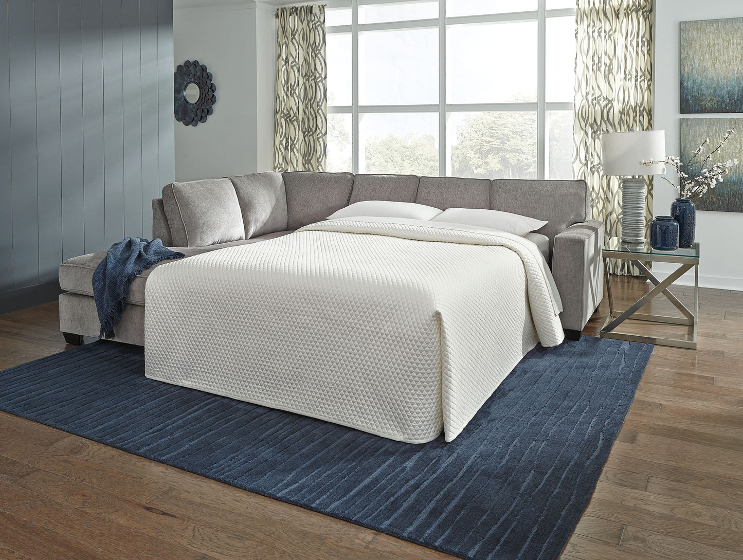 Altari - Raf Full Sofa Sleeper - Alloy