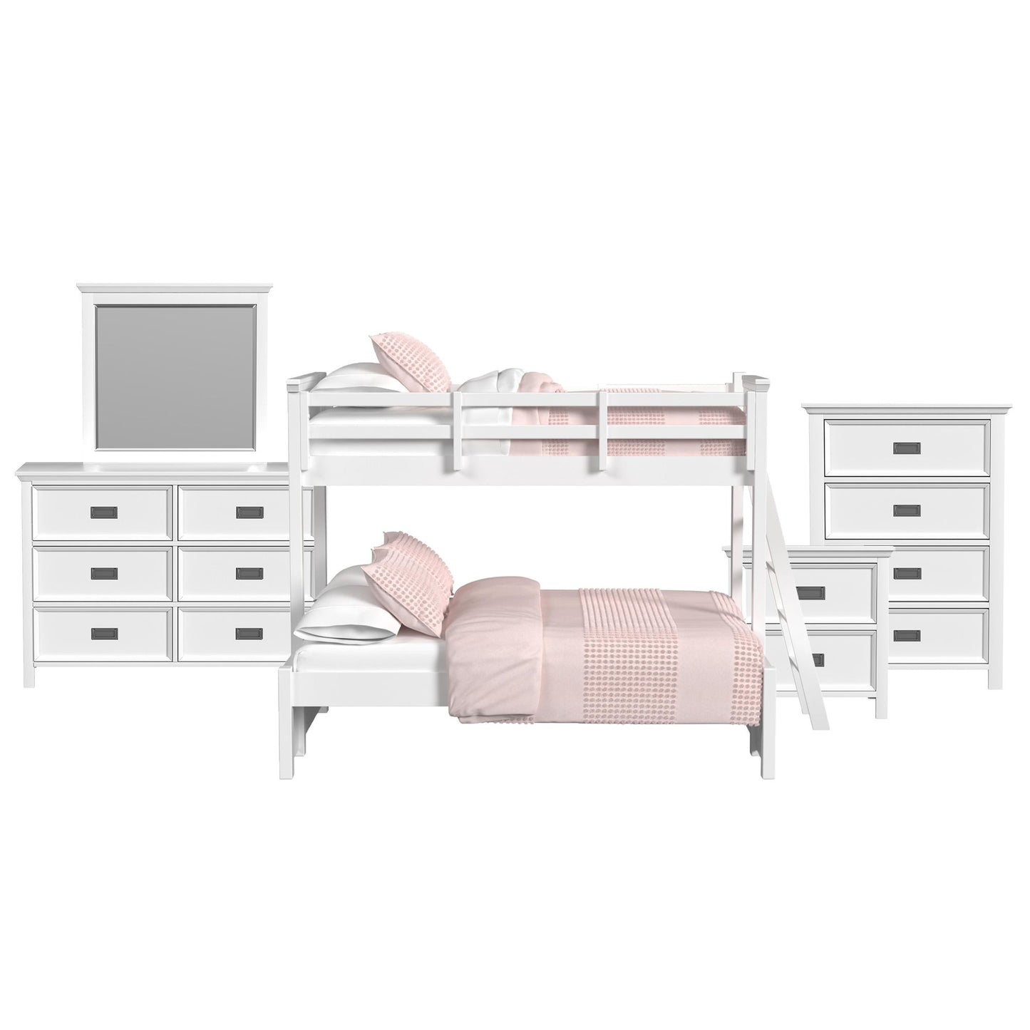 Hampton Kids - Bunk With Ladder Bedroom Set