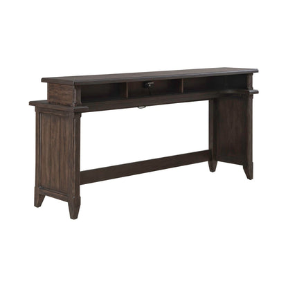Paradise Valley - Console Bar Table - Saddle Brown