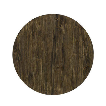 Kerby - Round Coffee Table - Dark Brown