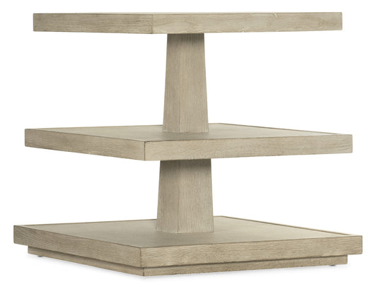 Cascade - 3-Shelve End Table - Light Brown