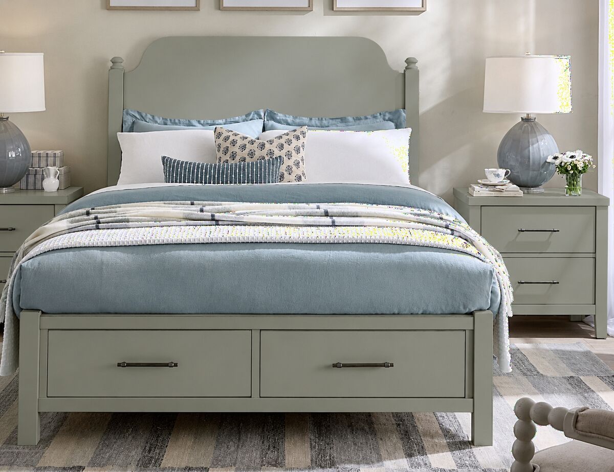 Pure Maple - Poster Storage Bed