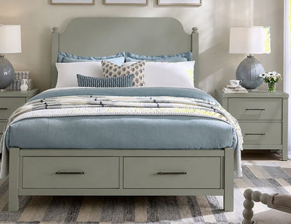 Pure Maple - Poster Storage Bed