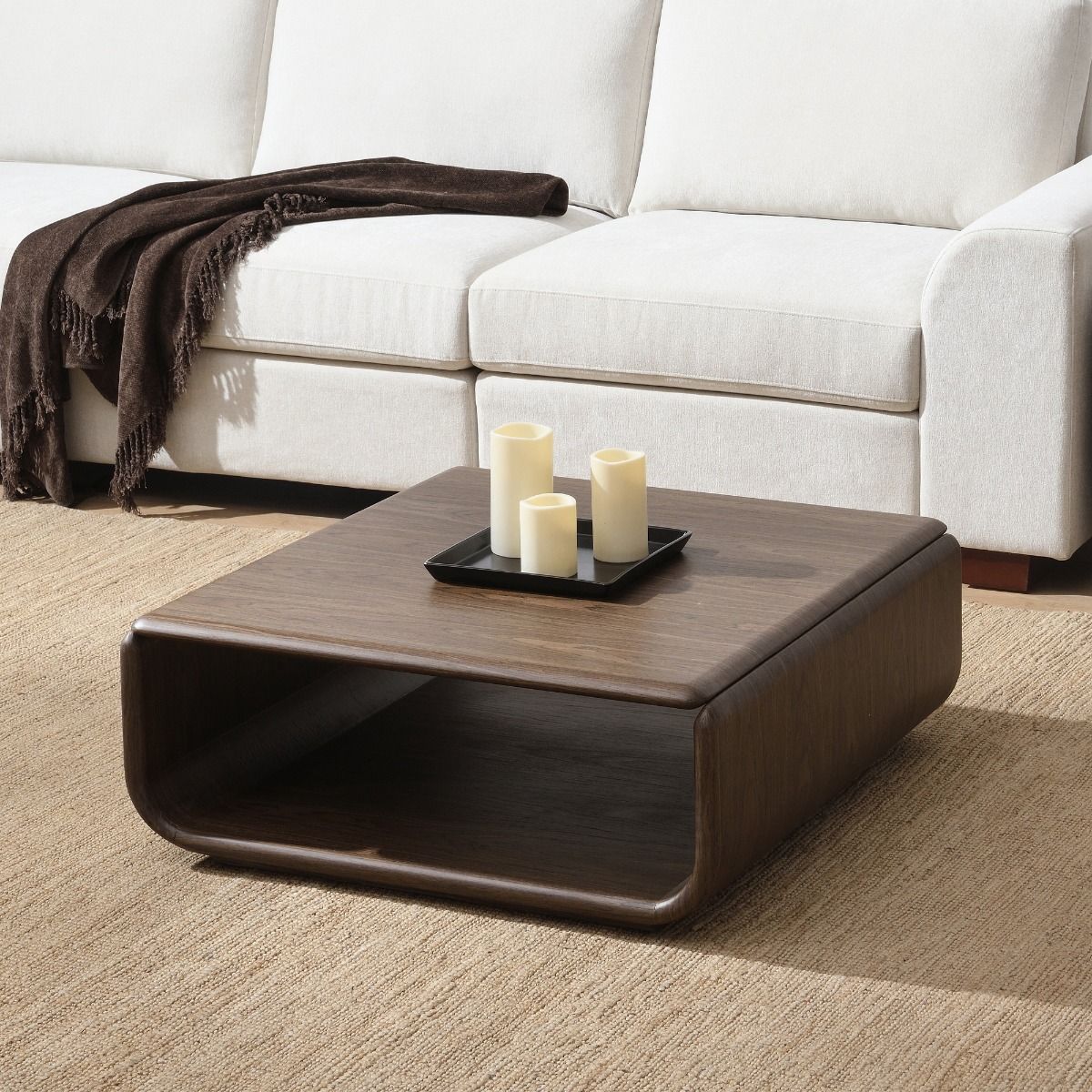 Lanza - Coffee Table - Dark Walnut