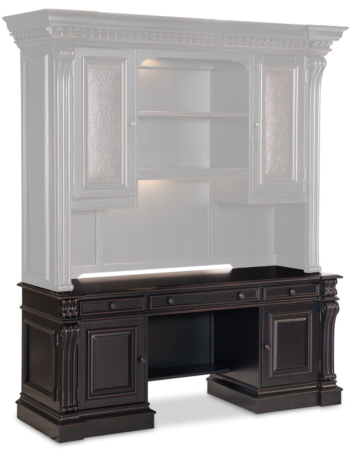 Telluride - Computer Credenza - Black