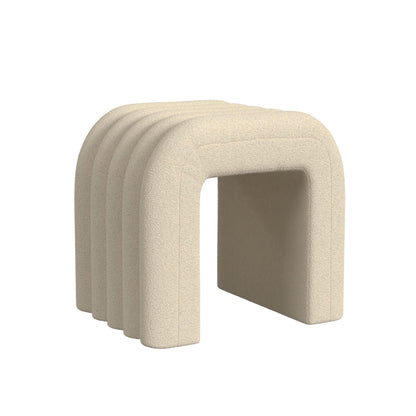 Seqouia - Bench With 2 Stools - Cream