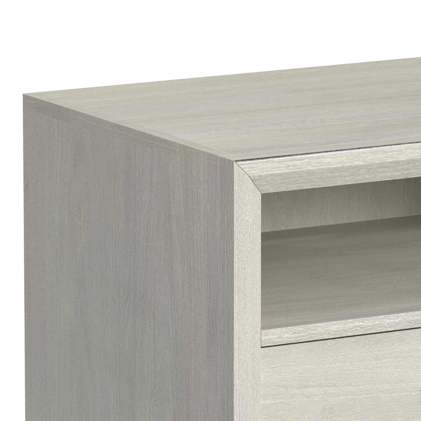 Westland - TV Console With Fireplace Insert - Almond