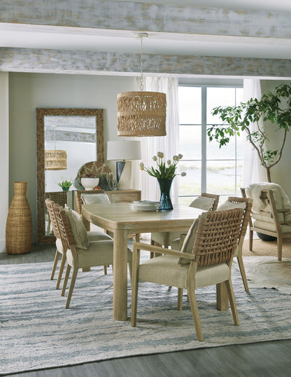 Surfrider - Rectangle Dining Table With 1-18" Leaf - Light Brown
