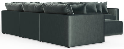 Remington - Modular Sofa And Cocktail Ottoman - Pine
