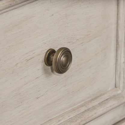 Heartland - 9 Drawer Dresser - Antique White / Tobacco Tops