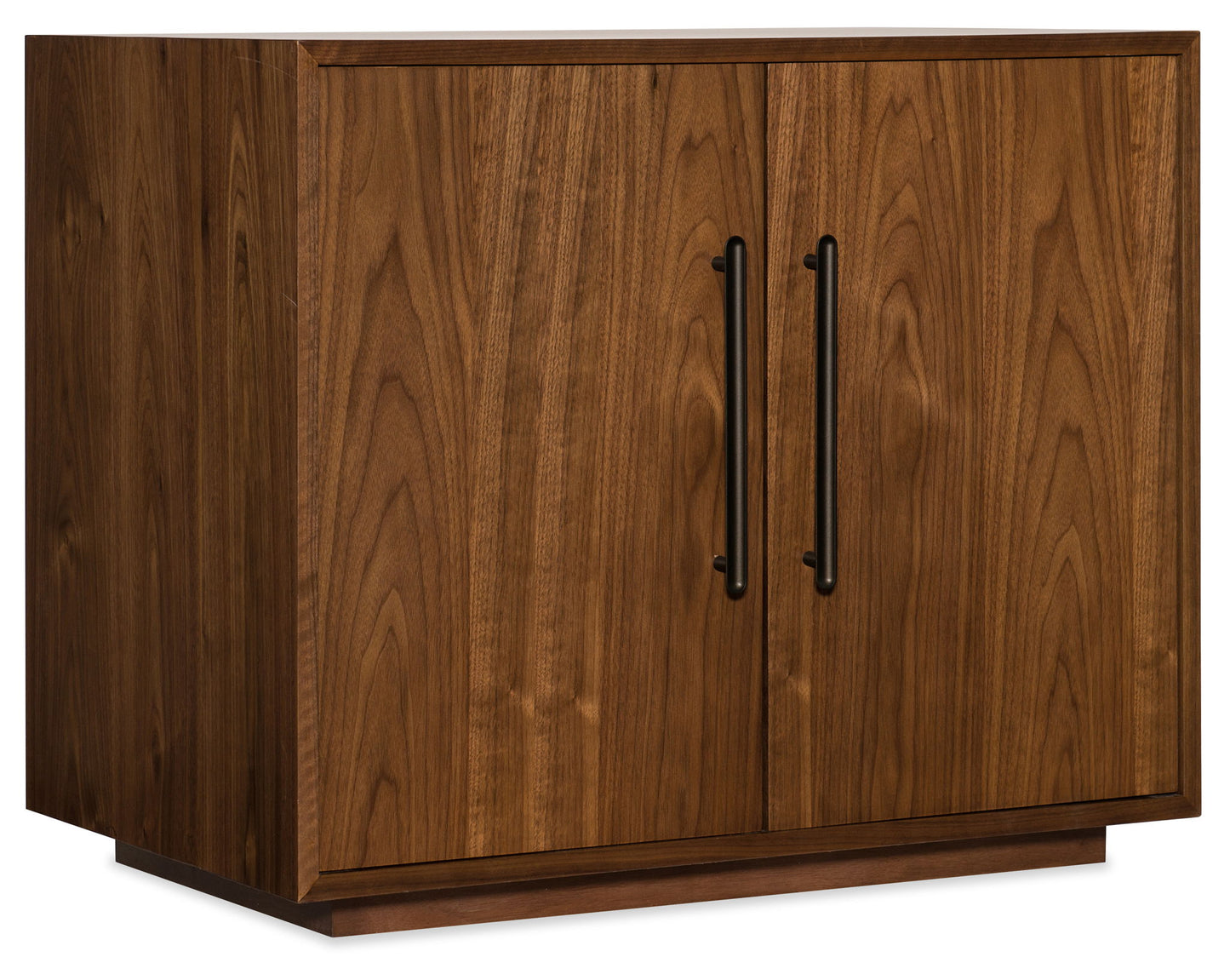 Home Office - Two-Door Cabinet - Dark Brown