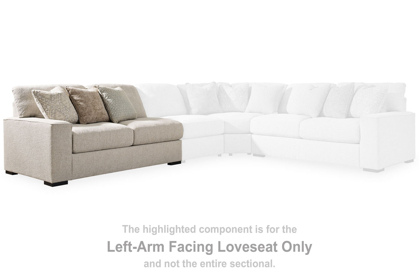 Ballyton - Laf Loveseat - Sand