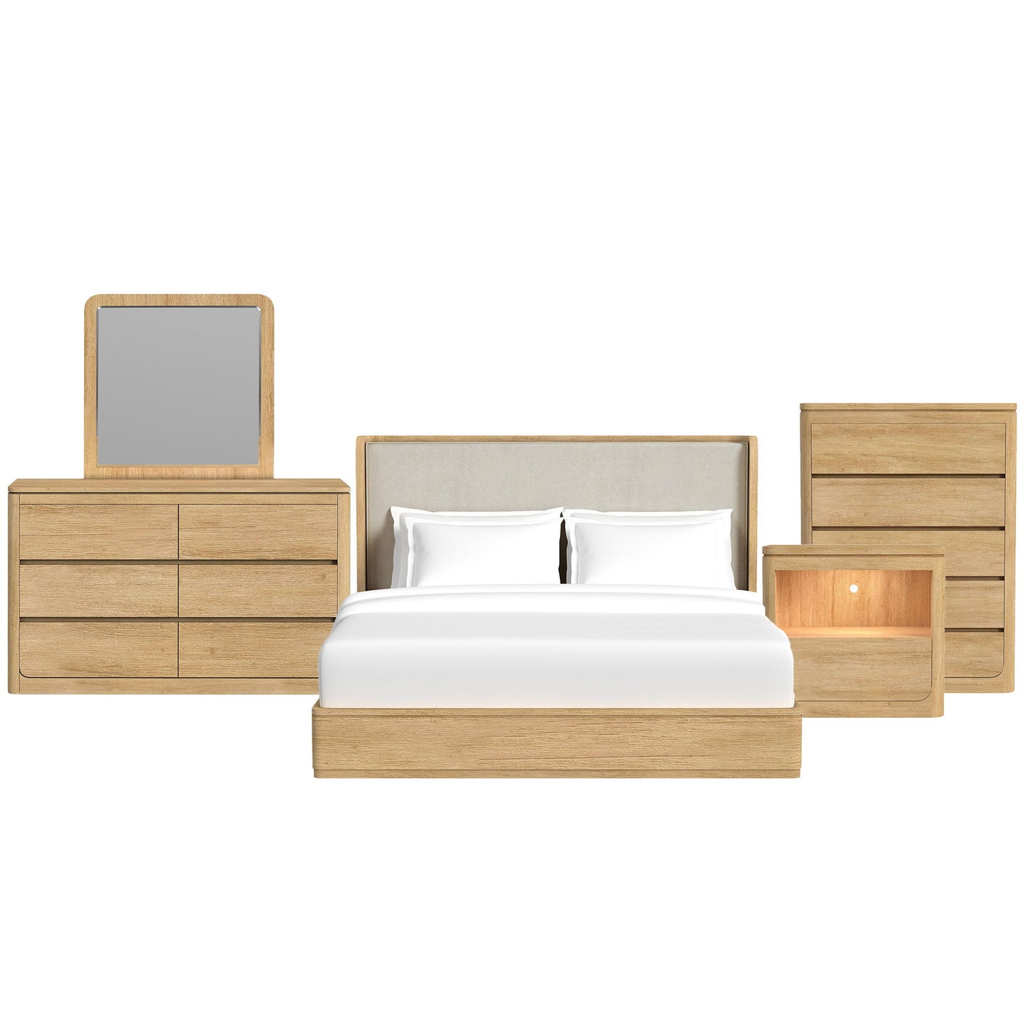 Rosalie - Upholstered Bedroom Set