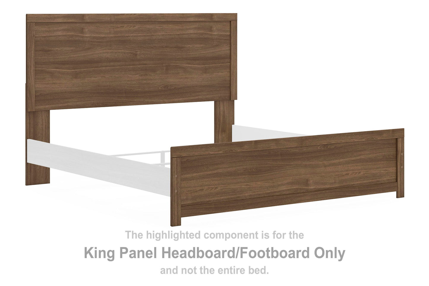 Broachmyn - King Panel Headboard/Footboard - Auburn