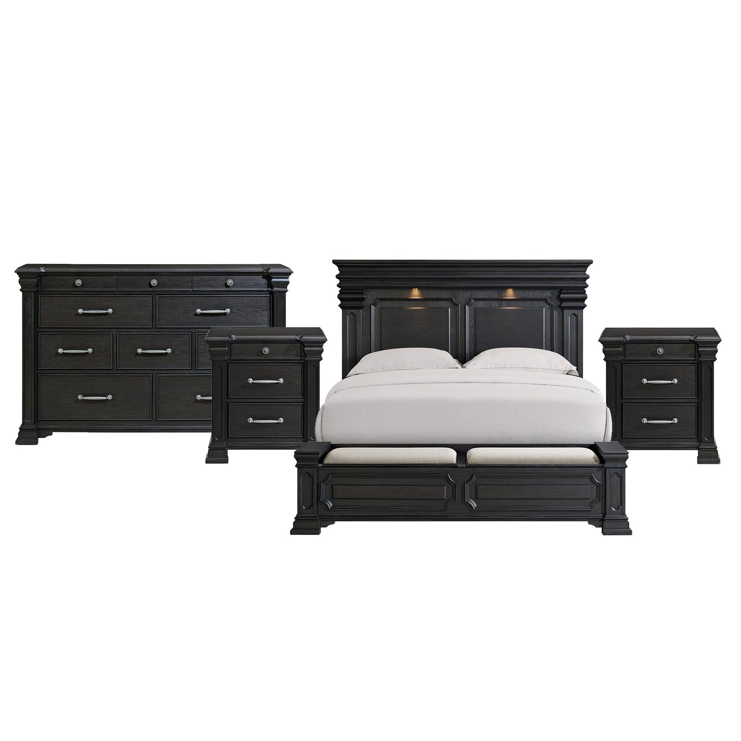 Kings Court - Storage Bedroom Set
