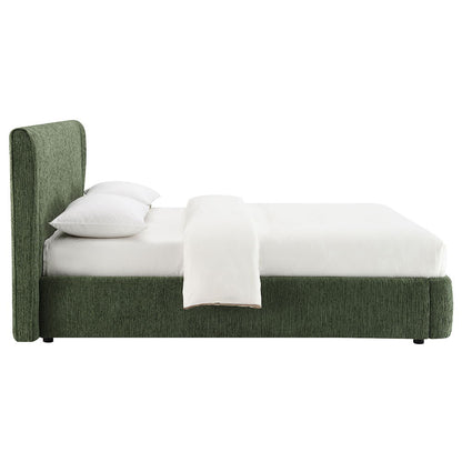 Cheryl - Upholstered Chenille Bed