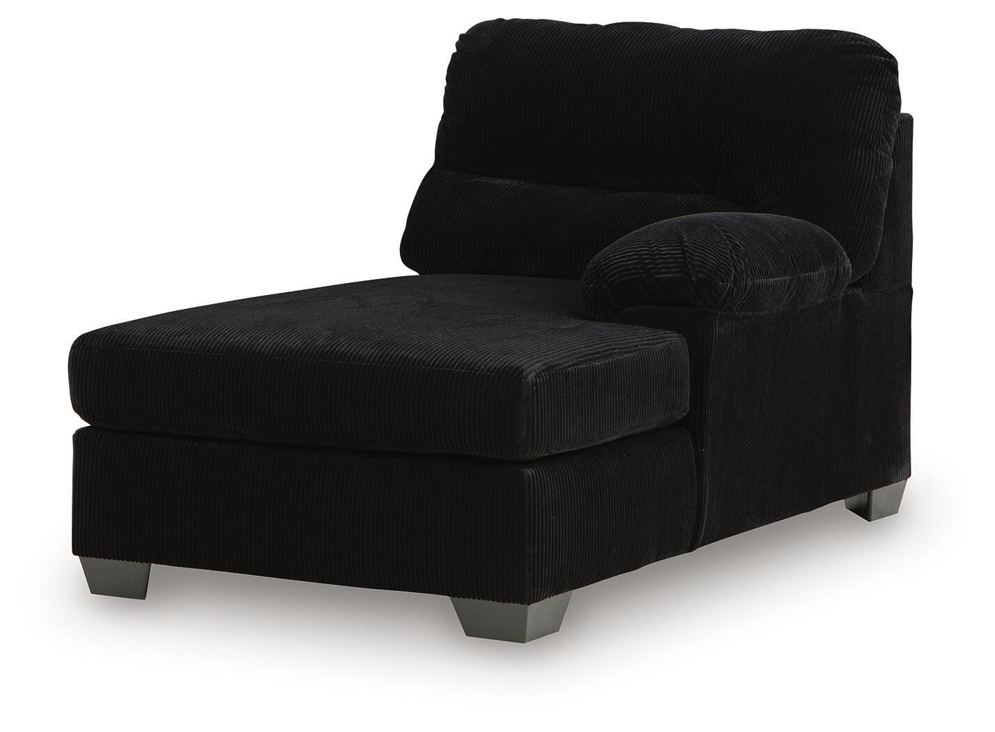 SimpleJoy - RAF Corner Chaise - Onyx