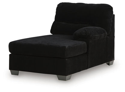 SimpleJoy - RAF Corner Chaise - Onyx