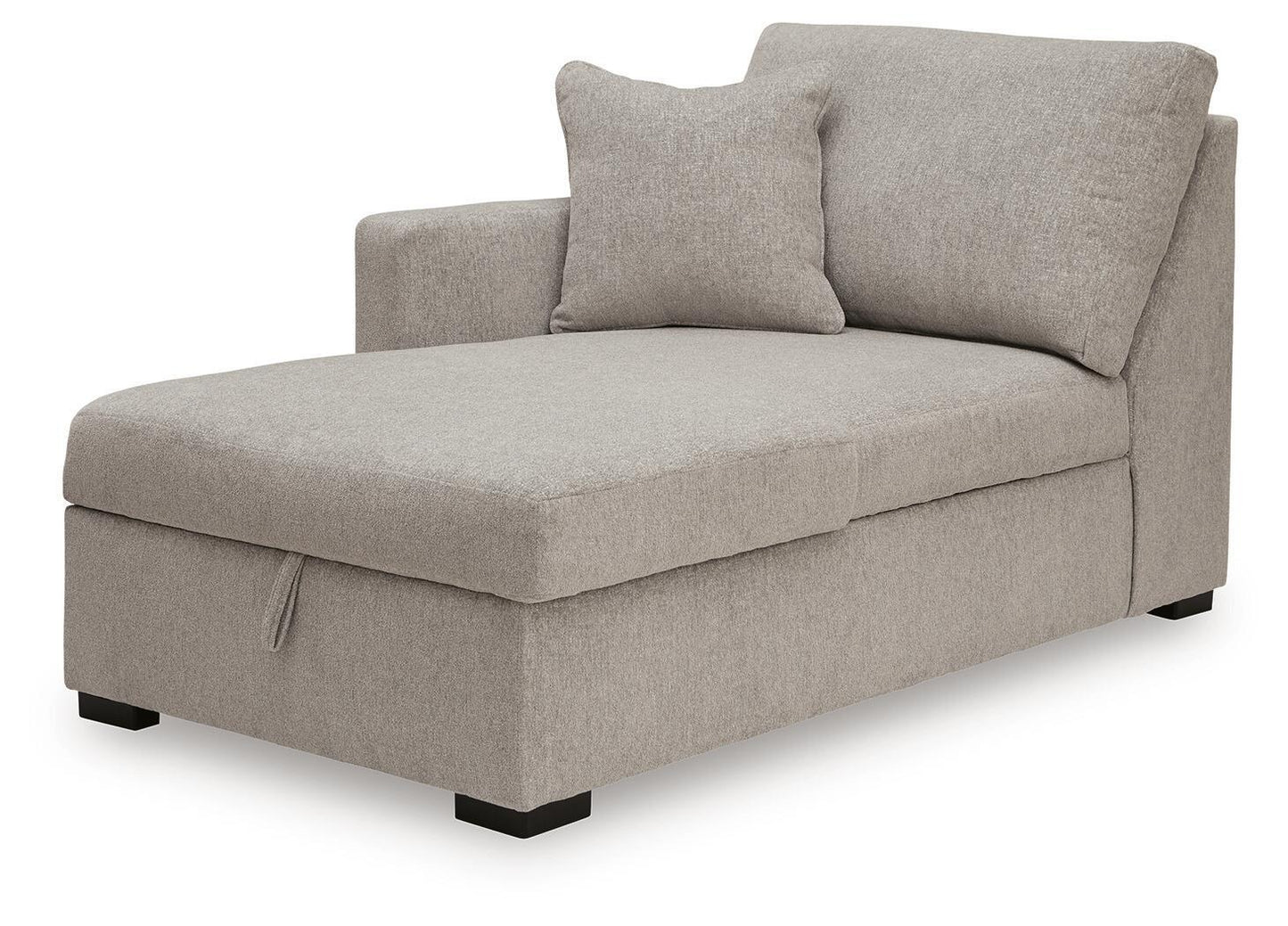 ModMax Luxe - LAF Corner Chaise With Storage - Flint