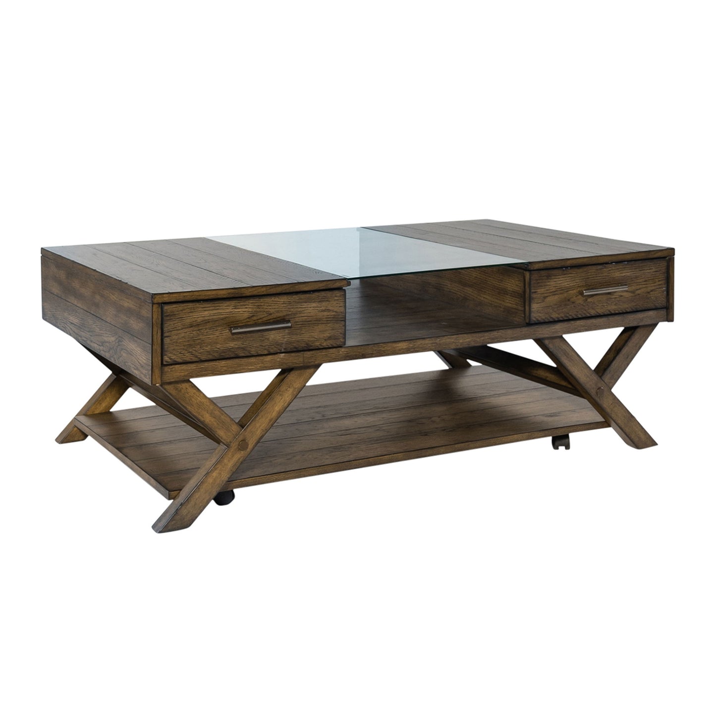 Lennox - Display Cocktail Table - Weathered Chestnut
