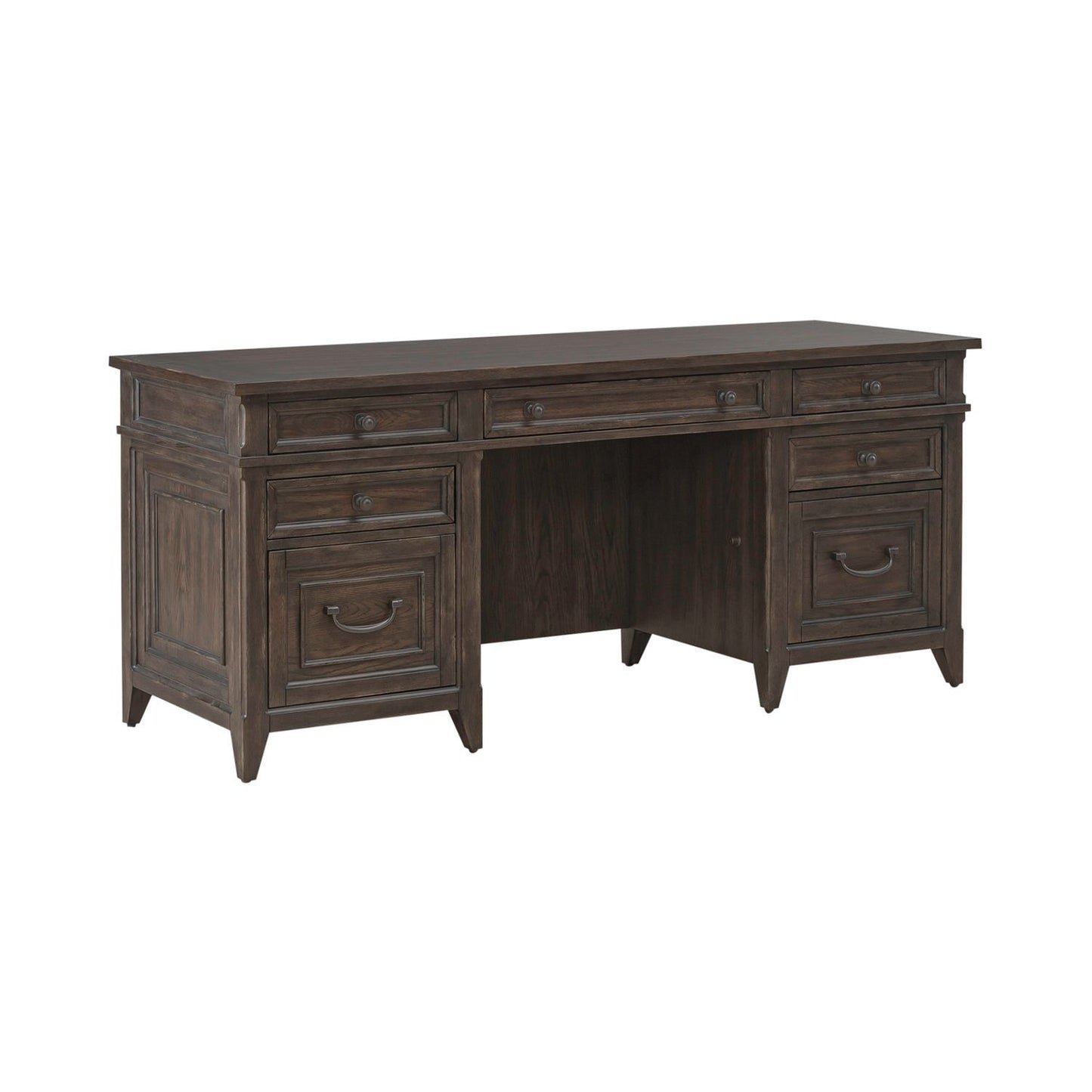 Paradise Valley - Executive Credenza - Saddle Brown