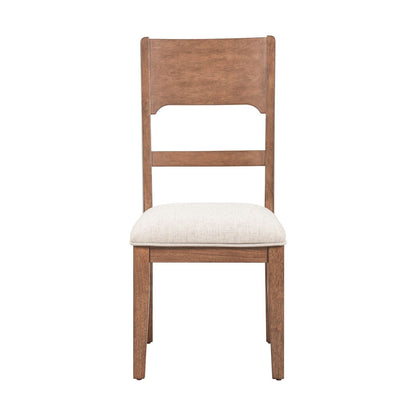 Harmony - Panel Back Side Chair - Brownstone