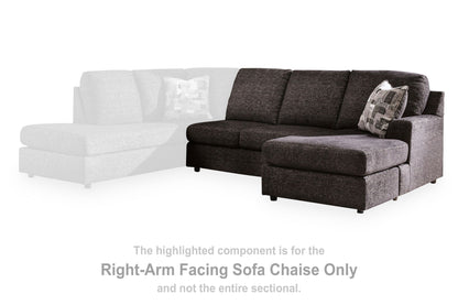 Lentiz - RAF Sofa Chaise - Onyx