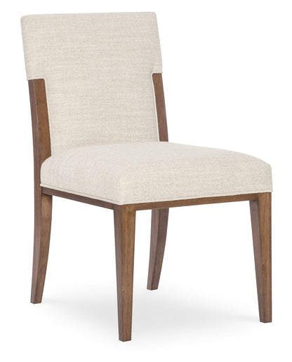 Eleana - Dining Chair - Beige / Dark Brown