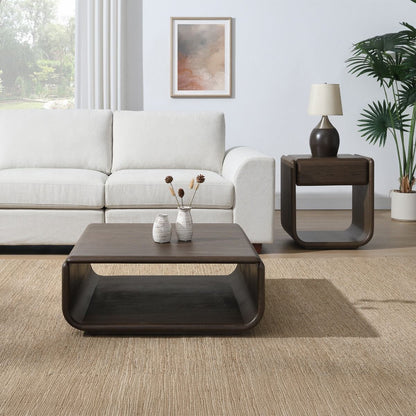 Lanza - Coffee Table - Dark Walnut