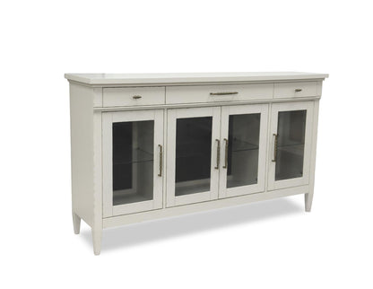 Reflections - Glass Door Server - Cashmere / Dark Roast