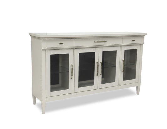 Reflections - Glass Door Server - Cashmere / Dark Roast