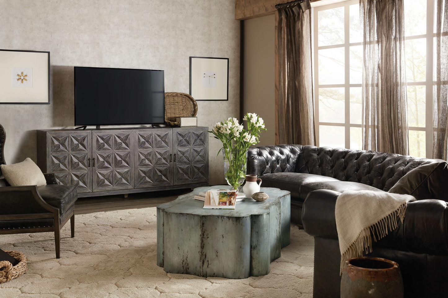 Beaumont - Entertainment Console - Dark Gray