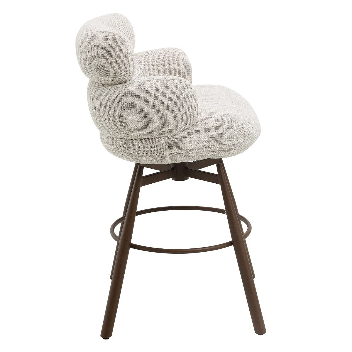 Jena - Fabric Counter Height Chair With Swivel