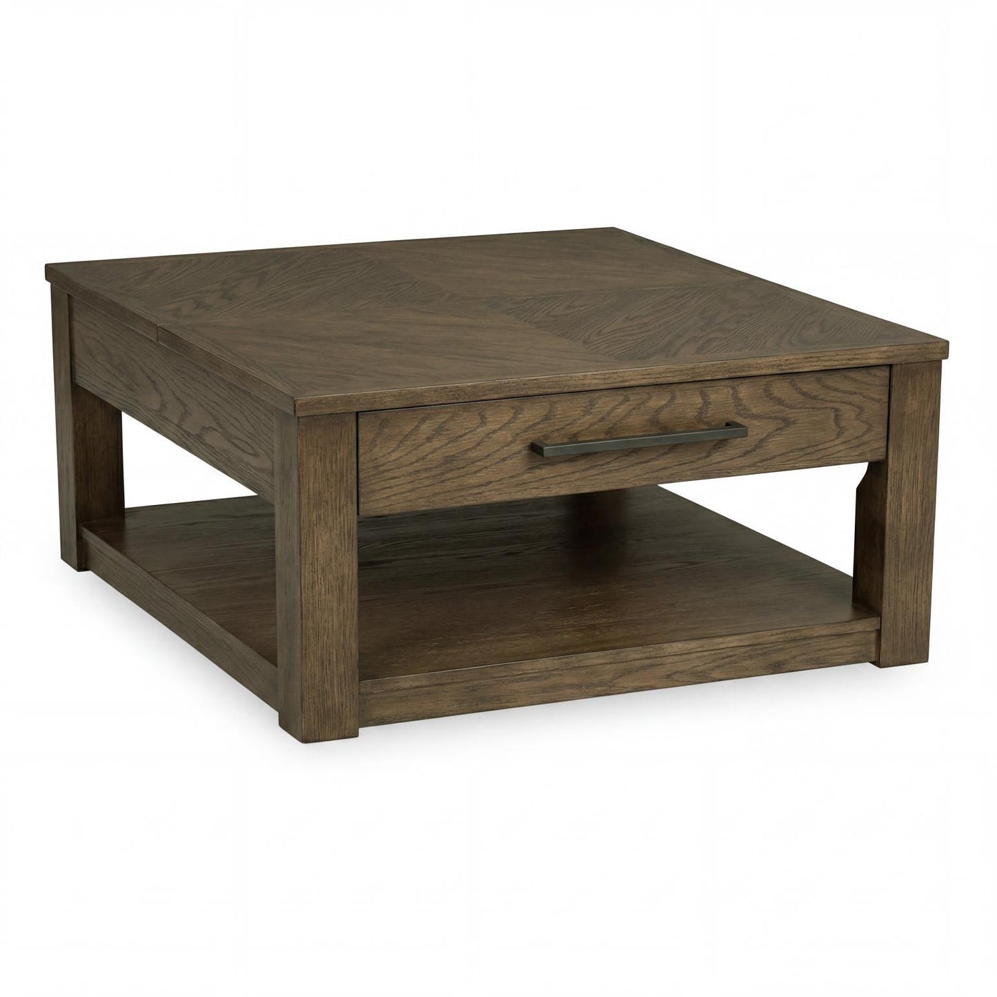 Ellison - Lift Top Cocktail Table With Casters - Desert Oak