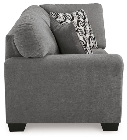 Birkdale Court - Laf Sofa With Corner Wedge - Gray