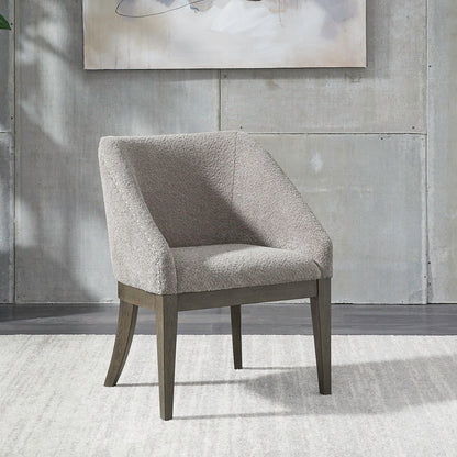 Cascade Falls - Upholstered Side Chair - Satin Espresso