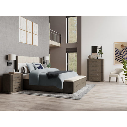 Sariel - 5 Drawer Chest - Dark Brown